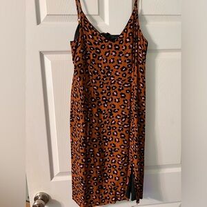Cheetah print mini dress. Small